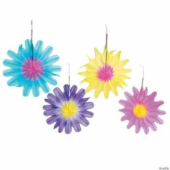 Best reviews of 😀 11 3/4" Flower Hanging Tissue Paper Fans - 12 Pc. ✨