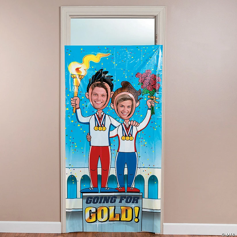 Best Sale 😀 International Games Podium Photo Door Banner 🔔 - Image 2