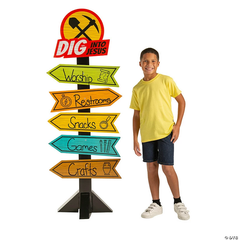 New ๐งจ Dig VBS Directional Sign โค๏ธ - Image 2