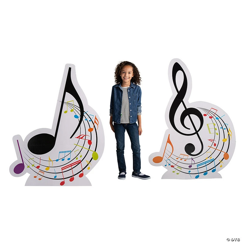 Outlet ๐ Studio VBS Music Note Stand-Up Set - 2 Pc. ๐ - Image 2