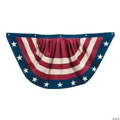 Cheap 😍 39" x 21" Vintage Americana Canvas Bunting 🤩
