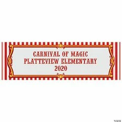 Best deal 🧨 Red & White Carnival Custom Banner - Large 😉