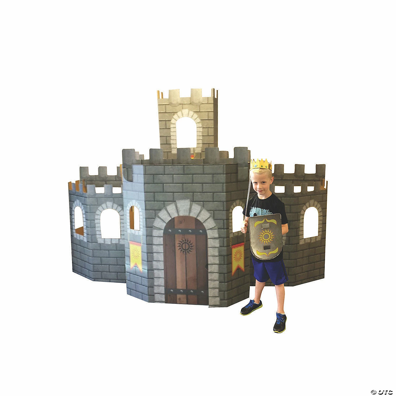 Coupon ⌛ 3D Castle Cardboard Stand-Up Playhouse ✔️ - Image 3