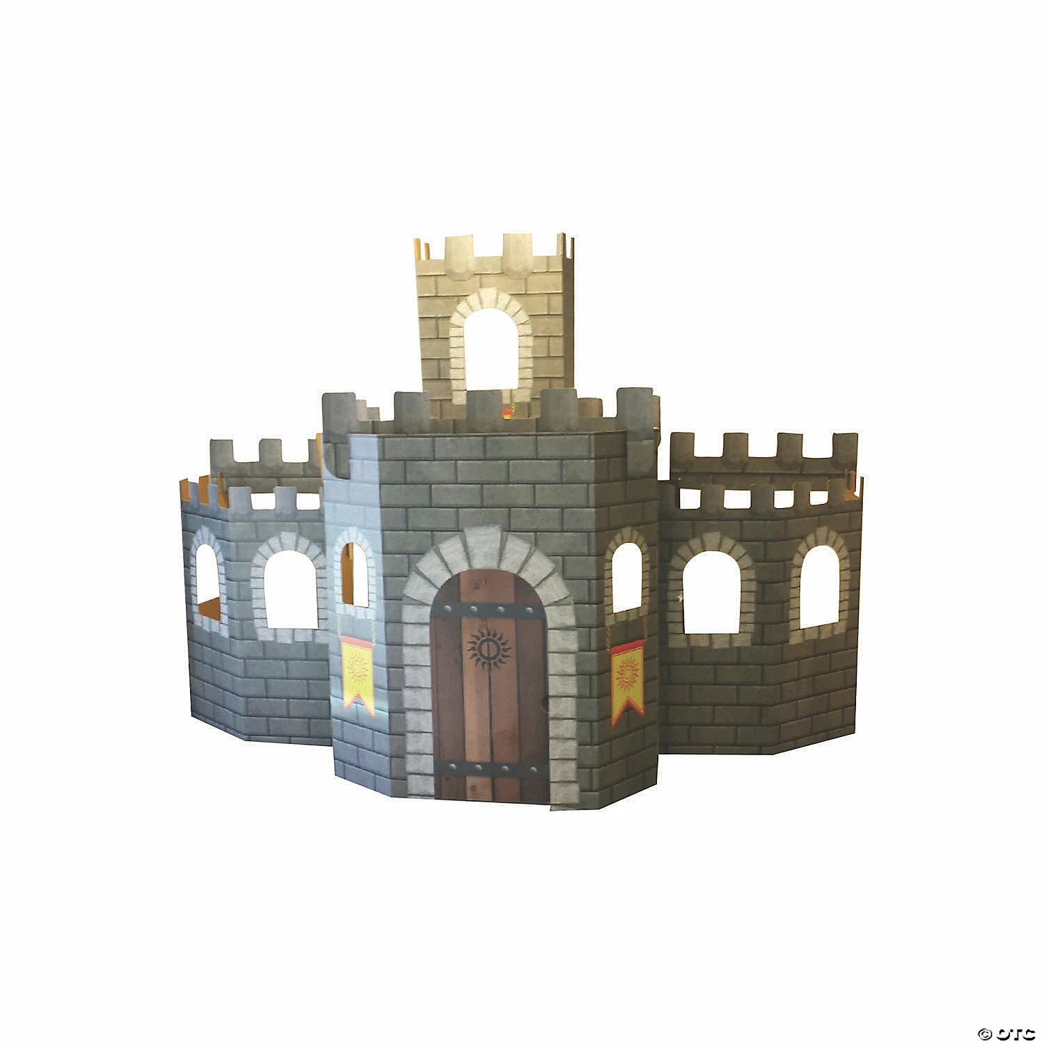 Coupon ⌛ 3D Castle Cardboard Stand-Up Playhouse ✔️