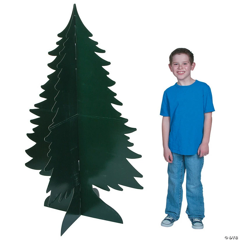 Outlet โจ 3D Evergreen Tree Cardboard Stand-Ups - 2 Pc. โ