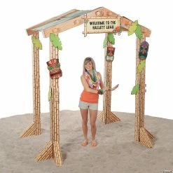 New 🧨 3D Tiki Hut Cardboard Stand-Up 🔥
