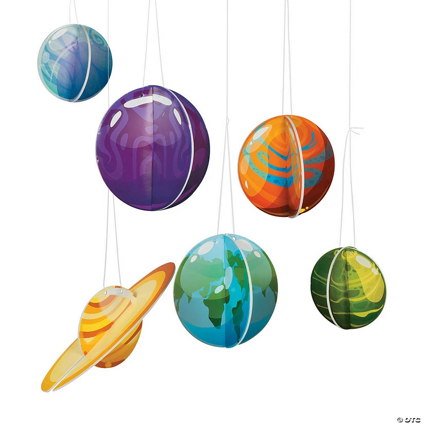 Buy π₯° 6" - 15 3D Planet Ceiling Decorations - 6 Pc. βοΈ