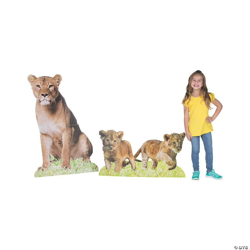 Cheap π― African Safari VBS Lion & Cubs Stand-Ups - 2 Pc. π