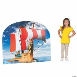 Budget 🛒 Athens VBS Sailboat Cardboard Stand-Up 🥰