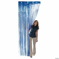 New 😀 Metallic Fringe Door Curtains 😉