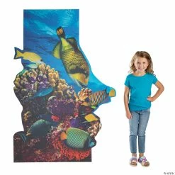 Promo ⌛ Coral Reef & Fish Life-Size Cardboard Stand-Up ✨
