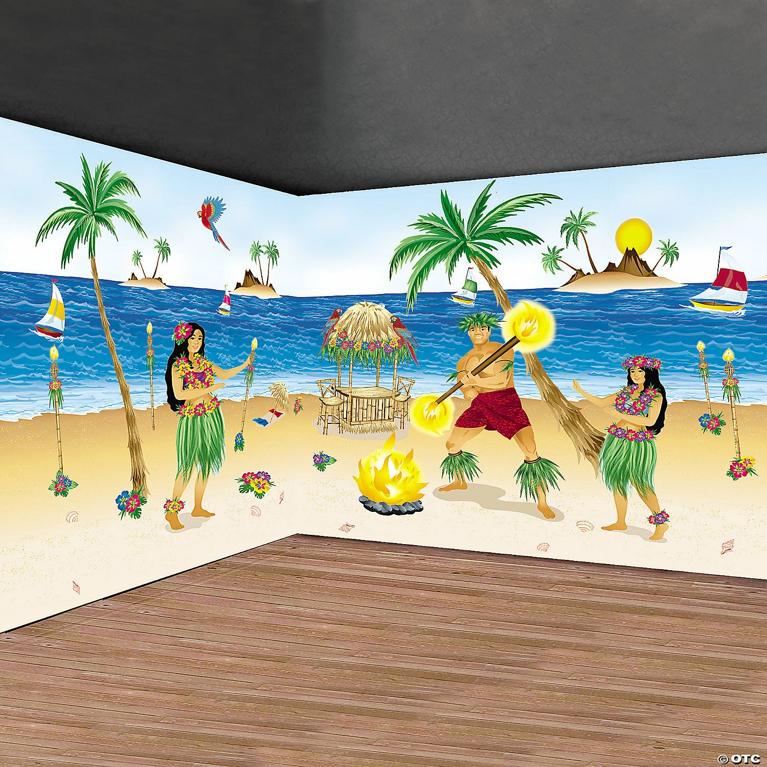 Promo β€οΈ Design-a-Room Luau Beach Backdrop β - Image 2