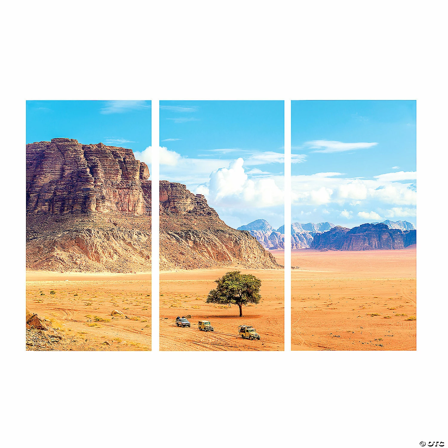 New π― Dig VBS Desert Scene Backdrop - 3 Pc. π - Image 2