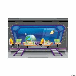 Wholesale β¨ Godβs Galaxy VBS Spaceship Backdrop - 3 Pc. π