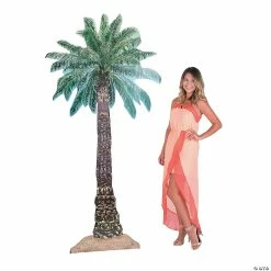Budget 🌟 Island Luau Large Palm Tree Stand-Up ⌛