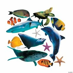 Cheapest 🔥 Jumbo Realistic Sea Life Cutouts - 13 Pc. 🤩