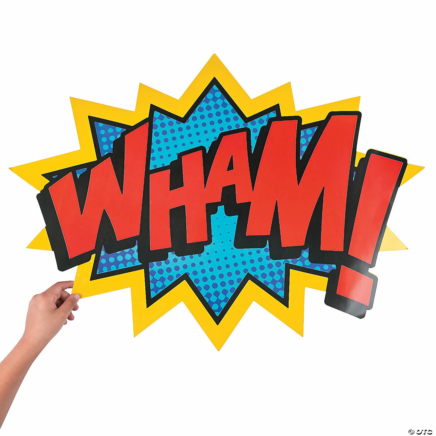 Budget 🤩 Jumbo Superhero Word Cutouts - 6 Pc. 🤩 - Image 2