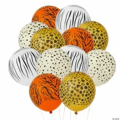 Best Pirce 👏 Jungle Animal Print 11" Latex Balloons - 50 Pc. ❤️