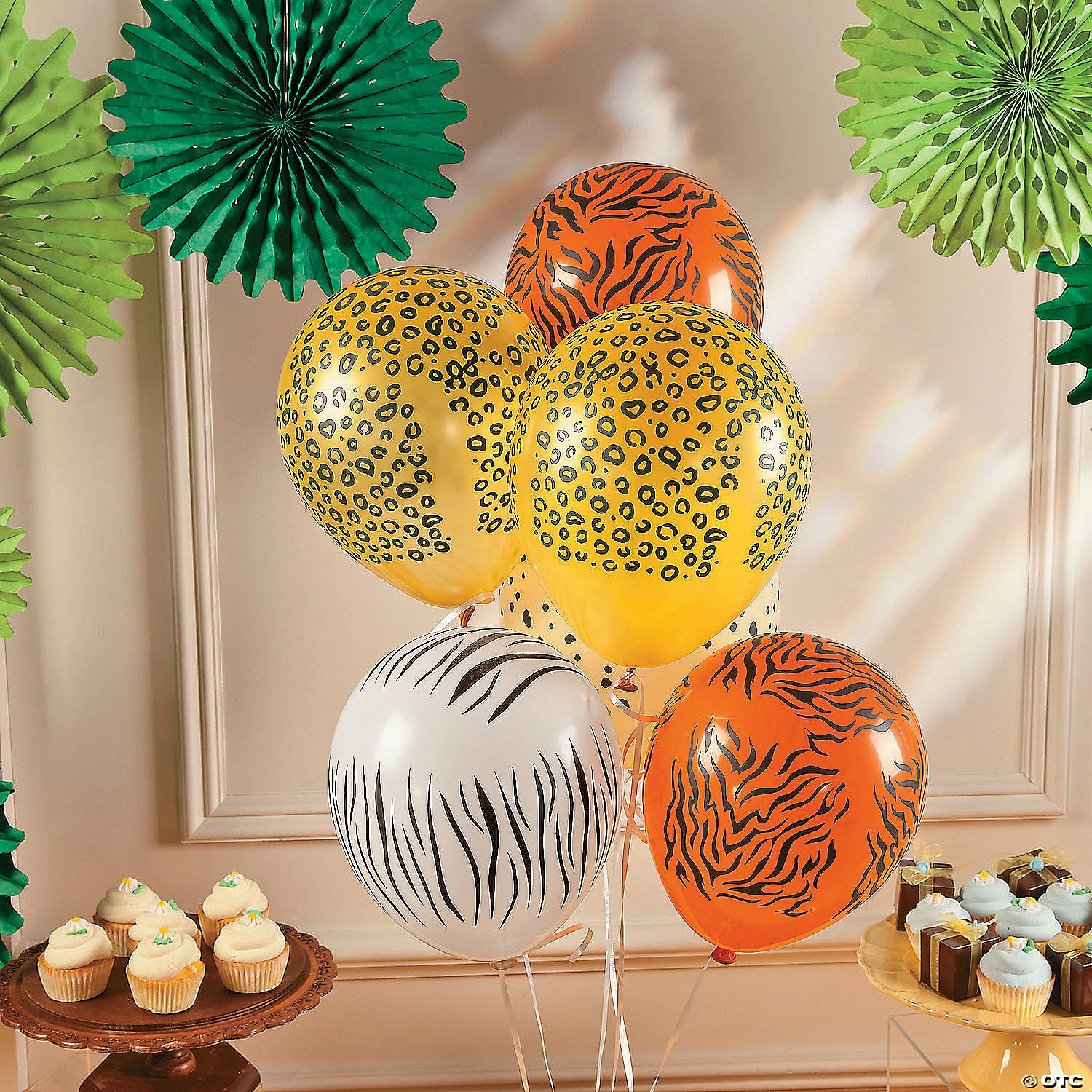 Best Pirce π Jungle Animal Print 11" Latex Balloons - 50 Pc. β€οΈ - Image 3
