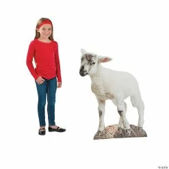 Flash Sale 👏 Lamb Nativity Cardboard Stand-Up 🎁