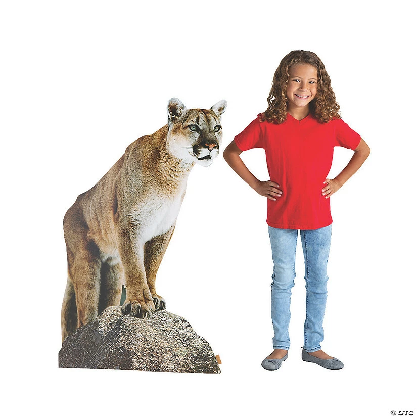 Promo ๐คฉ Mountain Lion Cardboard Stand-Up โ๏ธ