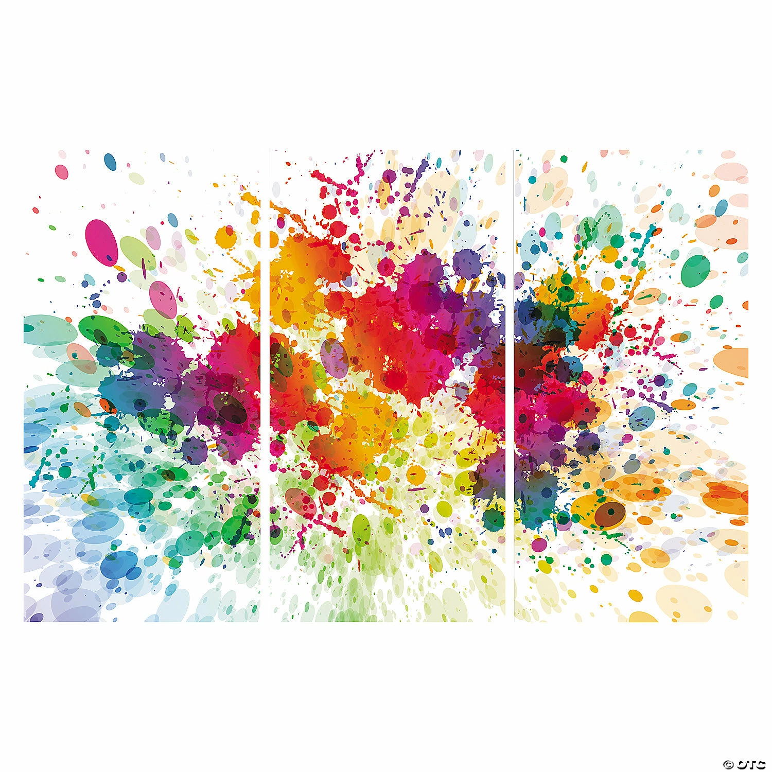 Buy 💯 Paint Splattered Backdrop - 3 Pc. ⌛ - Image 2