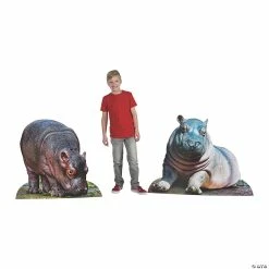 Wholesale โญ Rainforest Baby Hippo Stand-Ups - 2 Pc. โจ