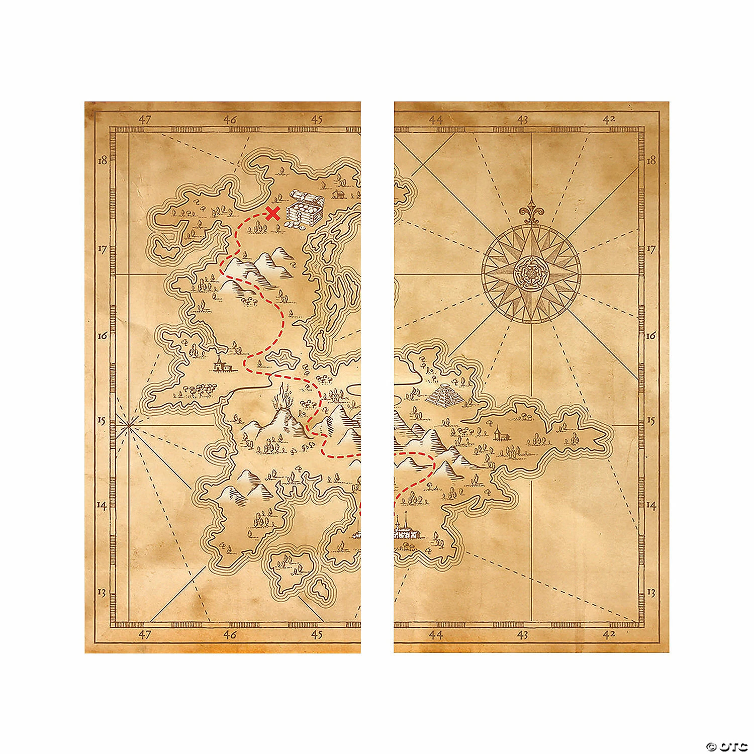 Wholesale โค๏ธ Rainforest Map Backdrop - 2 Pc. ๐คฉ - Image 2