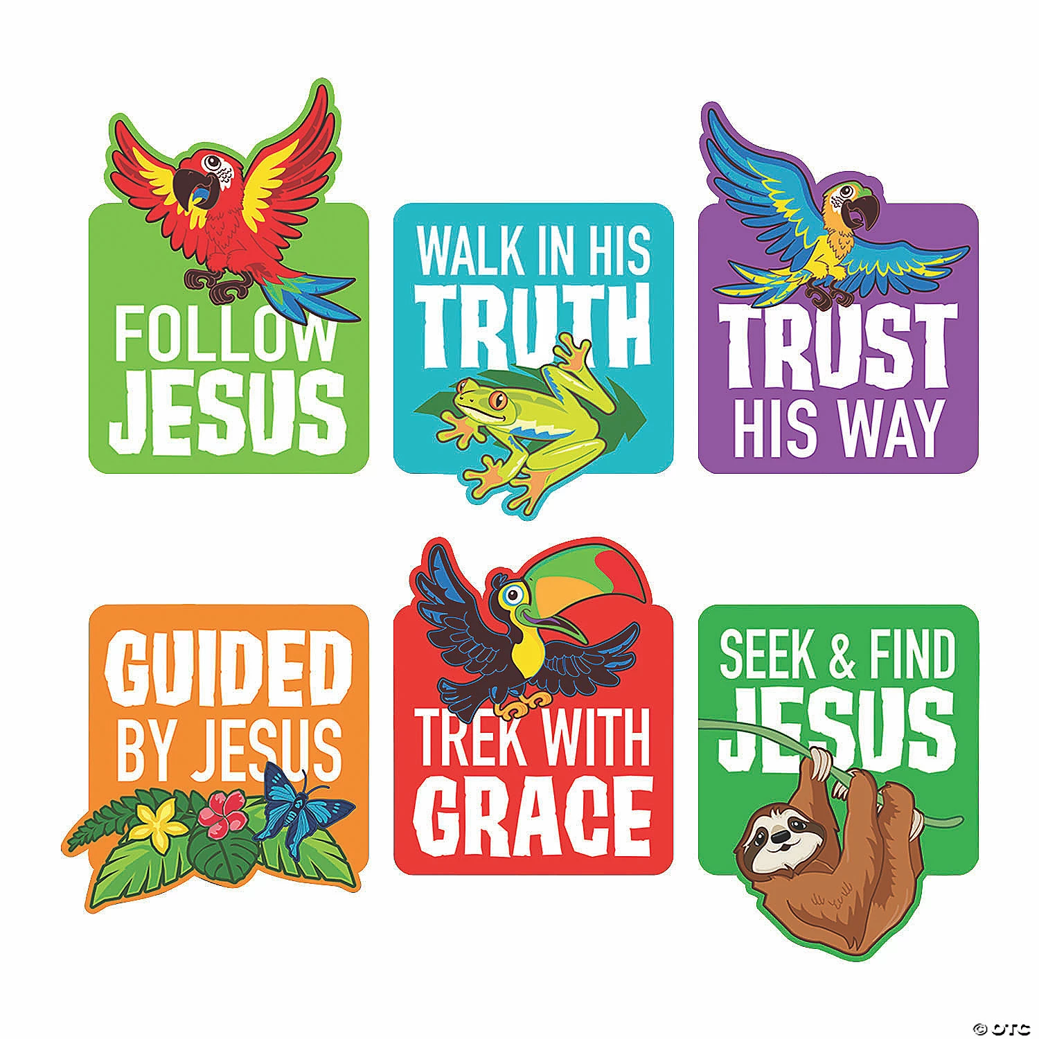 Cheapest ✨ Rainforest VBS Cutouts - 6 Pc. 👏