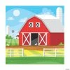 Cheap 🥰 Red Barn Backdrop Banner - 2 Pc. 🔥