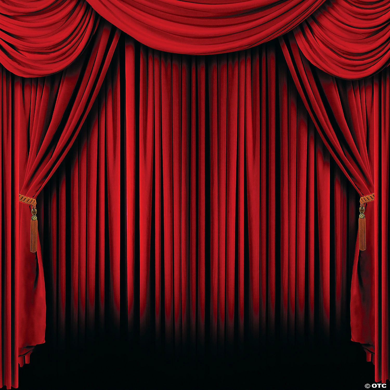 Best Pirce ๐ Red Curtain Backdrop - 2 Pc. ๐