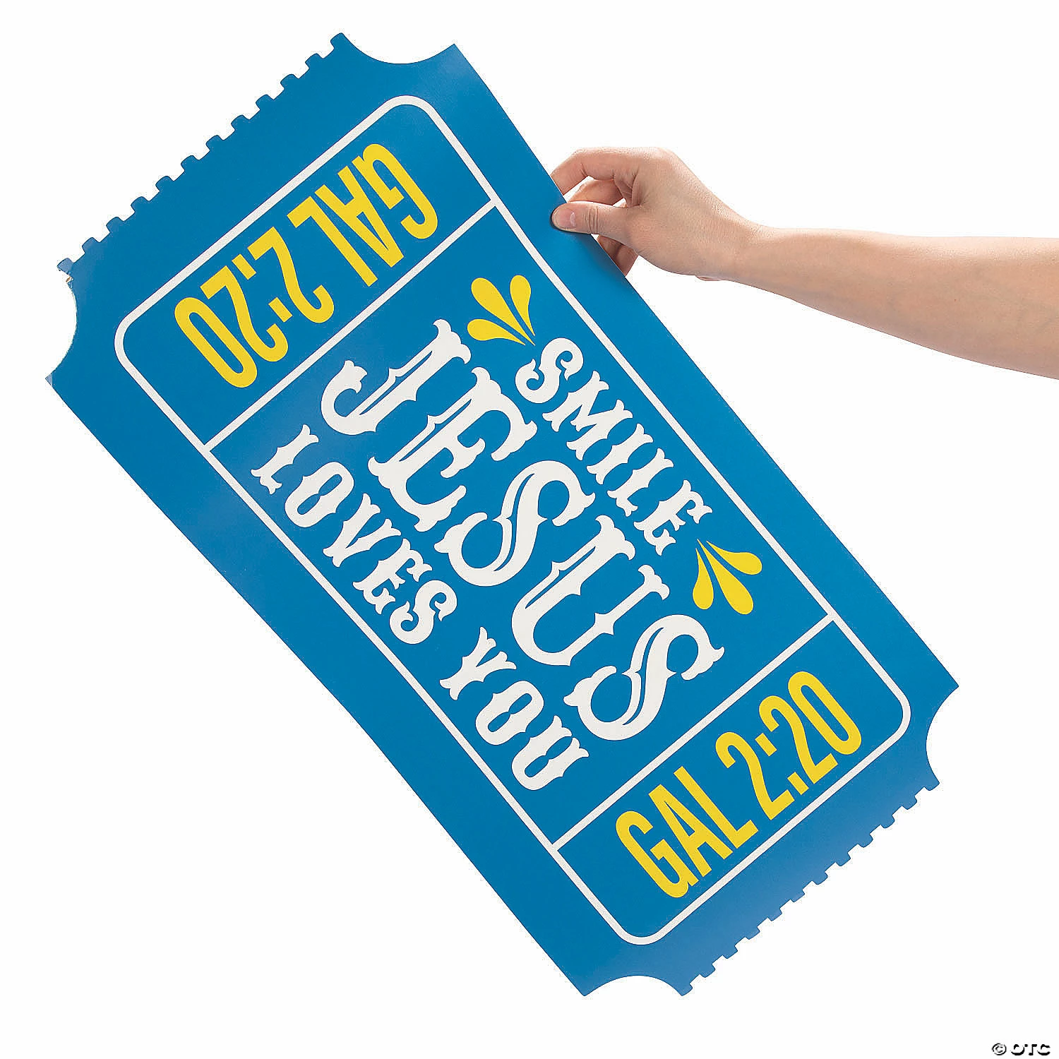 Promo π Religious Giant Carnival Ticket Cutouts - 6 Pc. 𧨠- Image 2