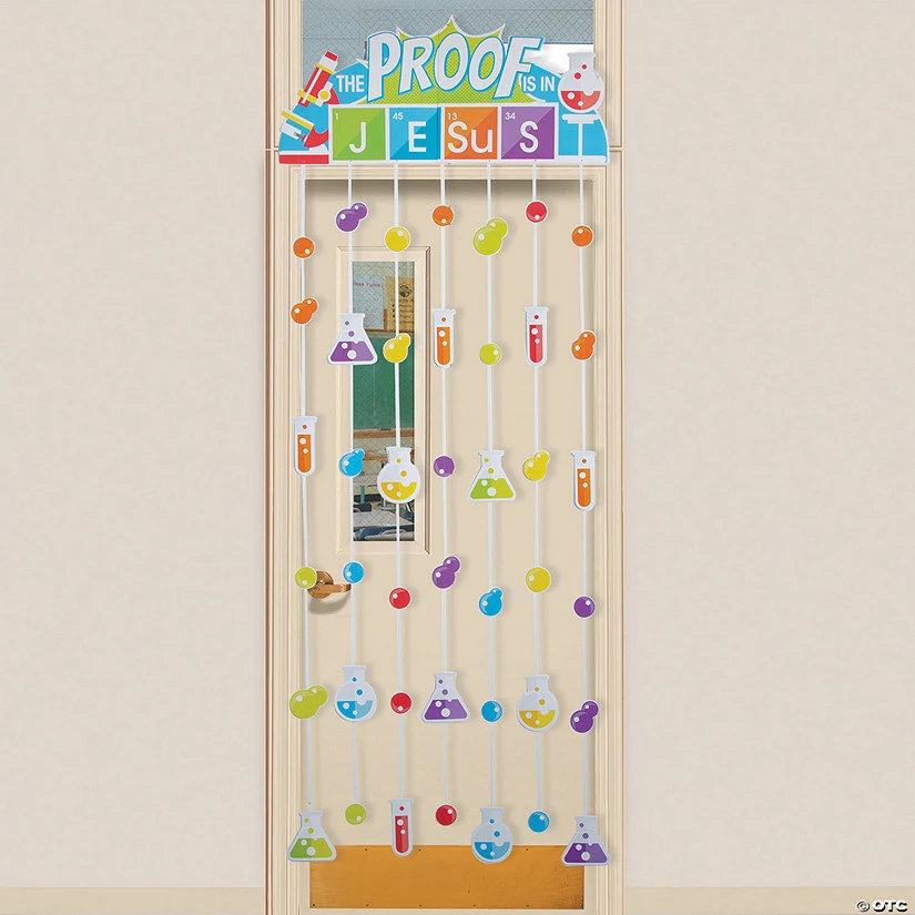 Flash Sale โจ Science VBS Door Curtain with Border ๐งจ
