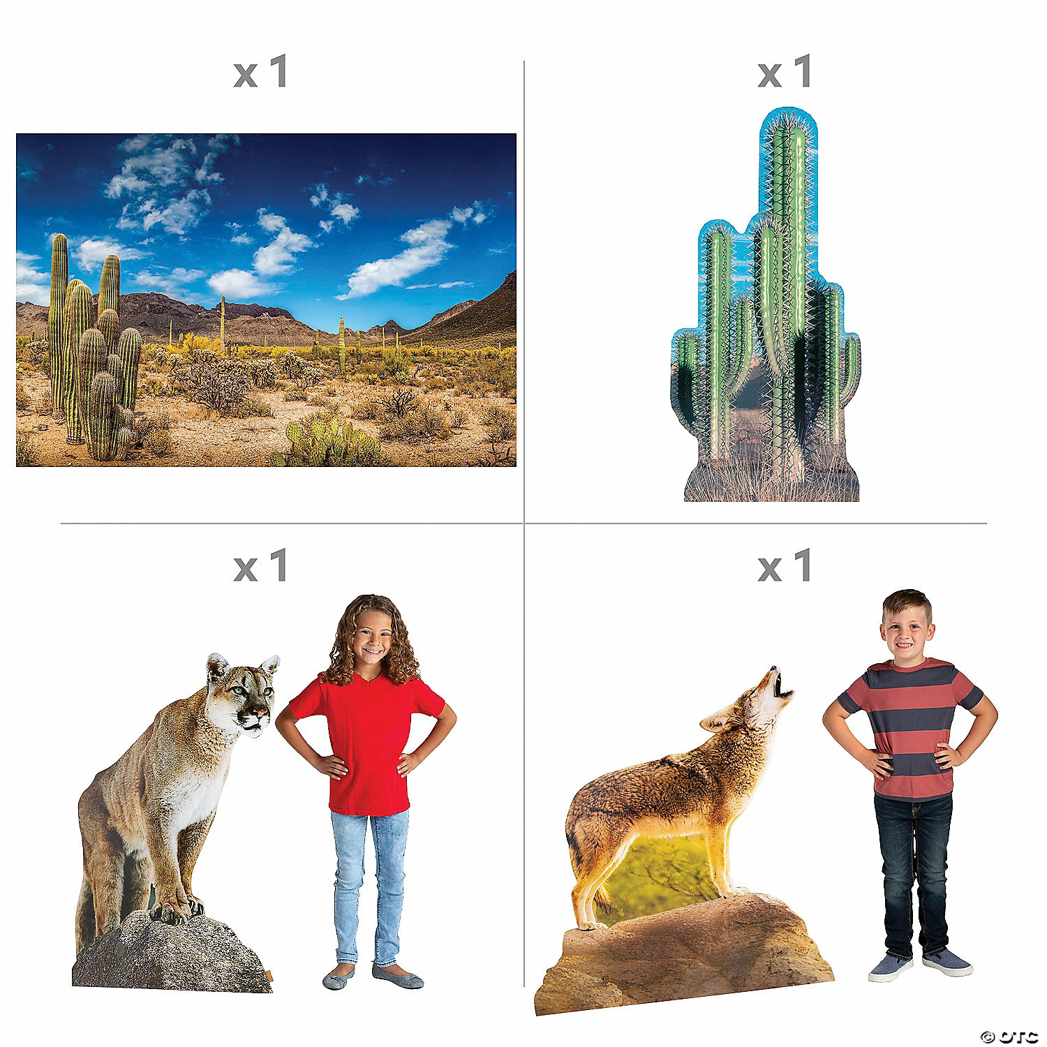 Promo ๐ Southwest VBS Cactus & Animal Scene Decorating Kit - 4 Pc. โ๏ธ - Image 2