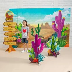 Cheapest 👍 Southwest VBS Colorful Cactus Decorating Kit - 6 Pc. 🥰