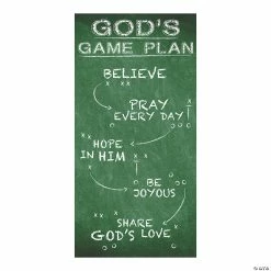 Coupon ✨ Sports VBS Chalkboard Plastic Door Banner 💯