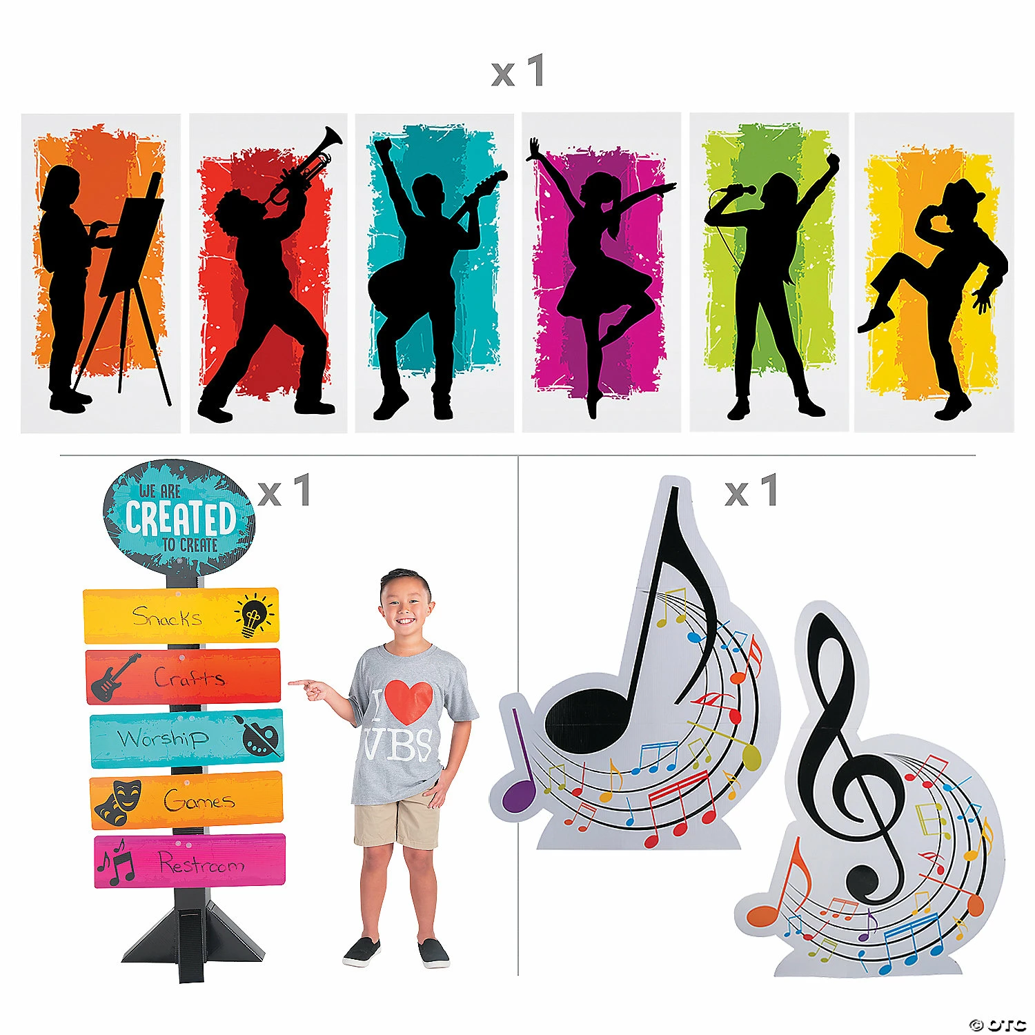 Coupon 🛒 Studio VBS Performing Arts Silhouettes Decorating Kit - 4 Pc. ✔️ - Image 2