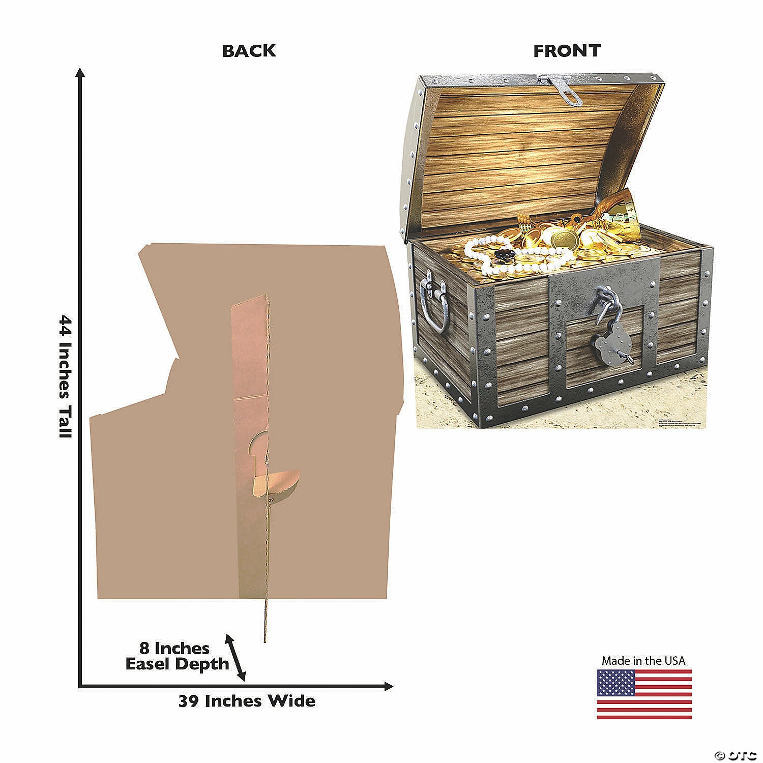 Flash Sale π€© Treasure Chest Life-Size Cardboard Stand-Up π - Image 3