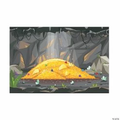 Coupon ⭐ Treasure Hunt Cave Backdrop - 3 Pc. 😍