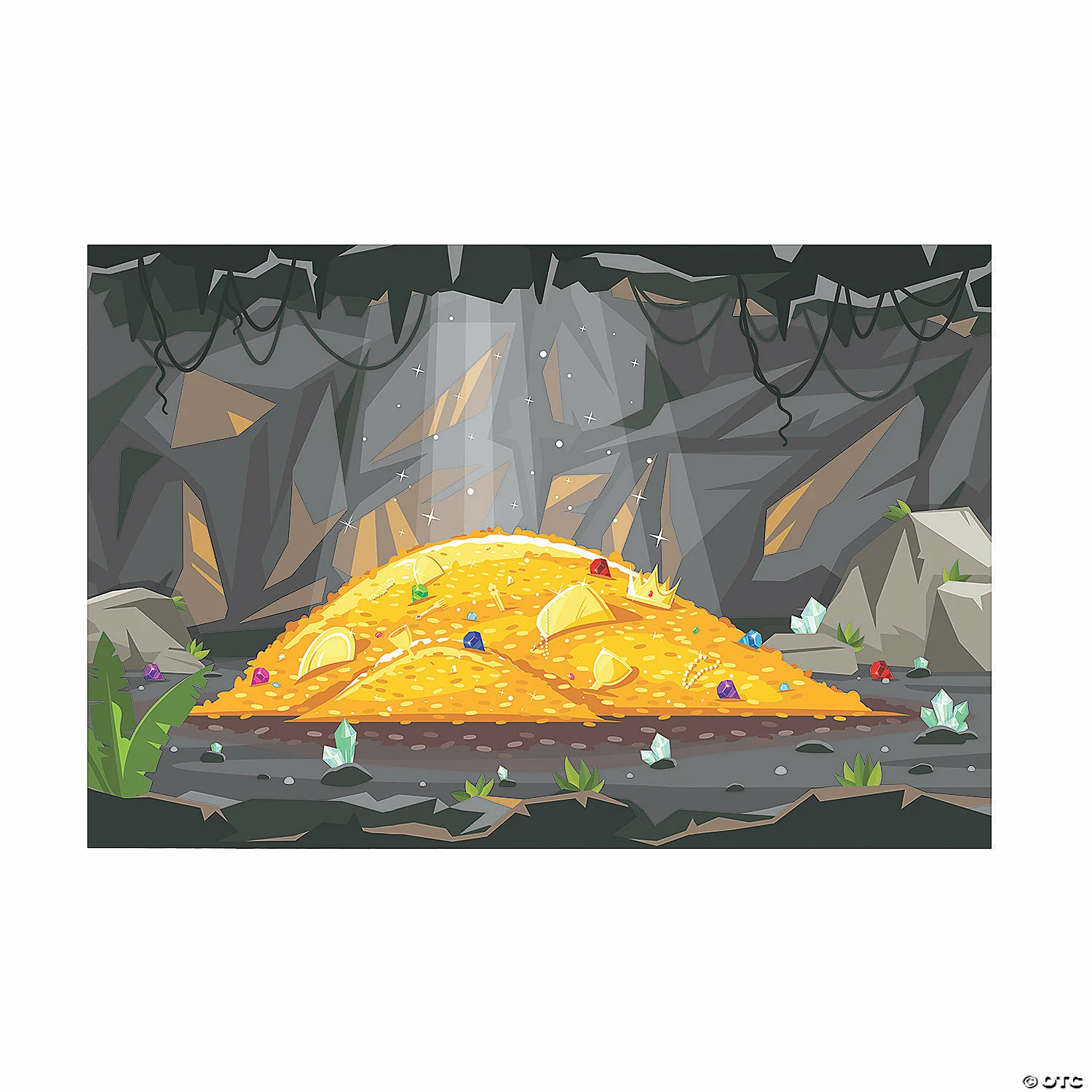 Coupon β Treasure Hunt Cave Backdrop - 3 Pc. π