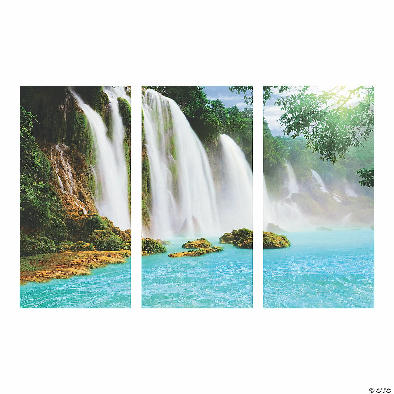 Wholesale π Waterfall Scene Backdrop - 3 Pc. π - Image 2
