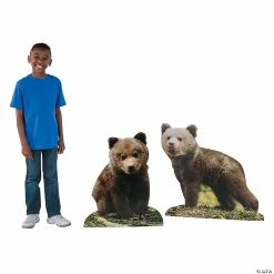 New π Wild Encounters VBS Bear Cub Cardboard Stand-Ups - 2 Pc. π₯